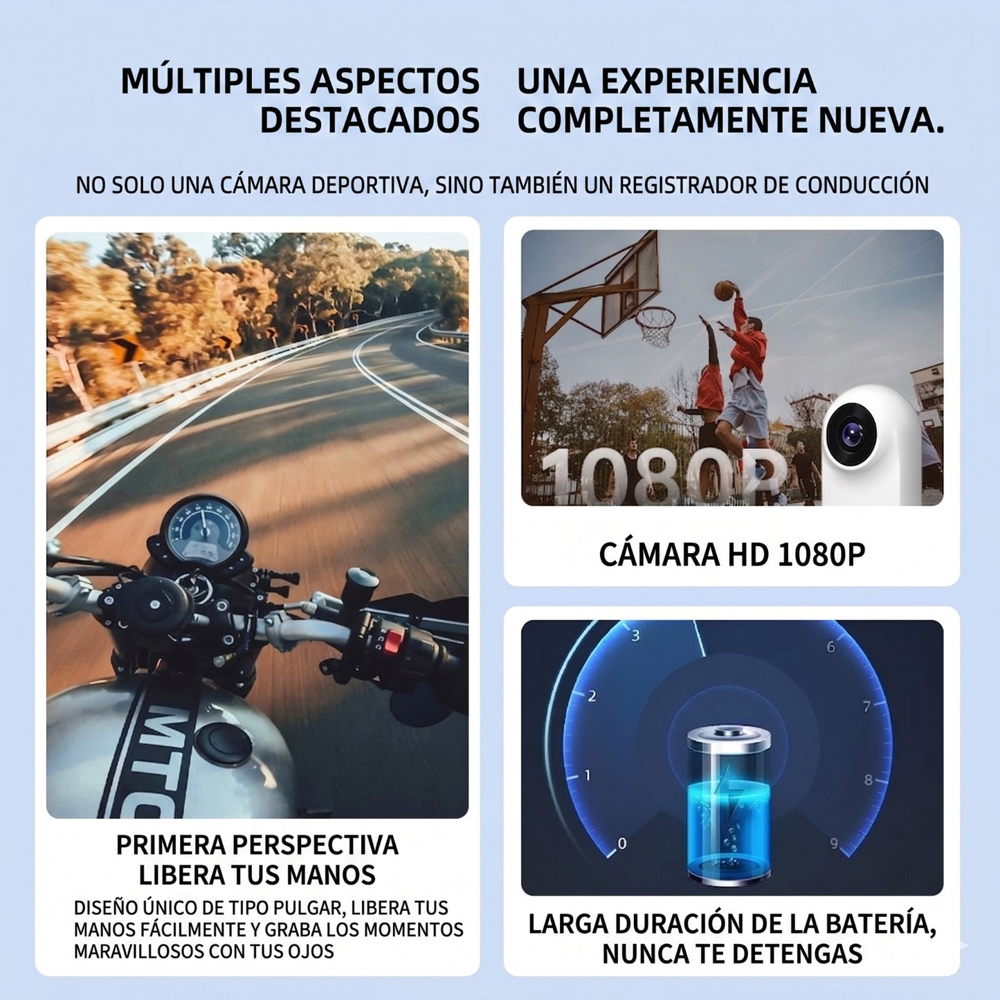 CAMARA DEPORTIVA INALÁMBRICA A100