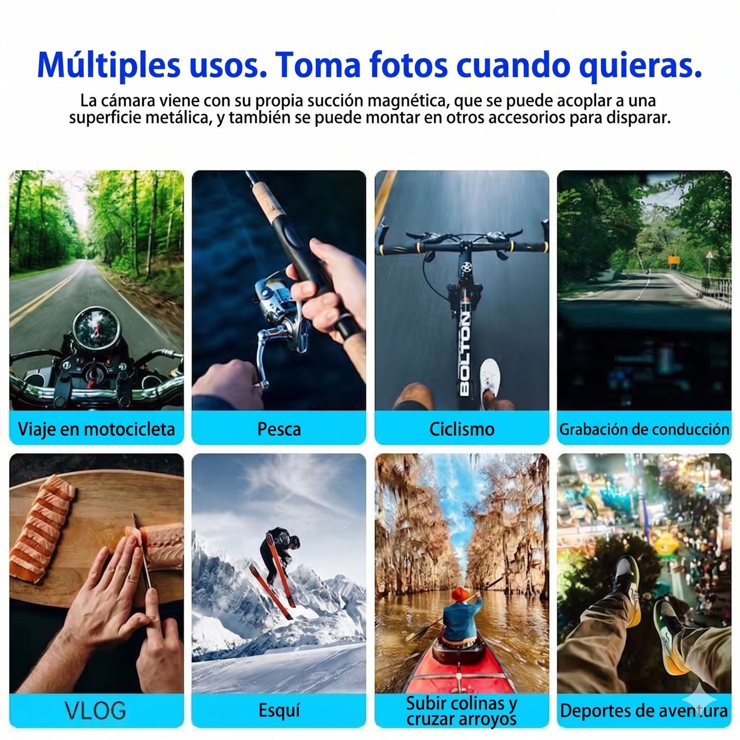 CAMARA DEPORTIVA INALÁMBRICA A100
