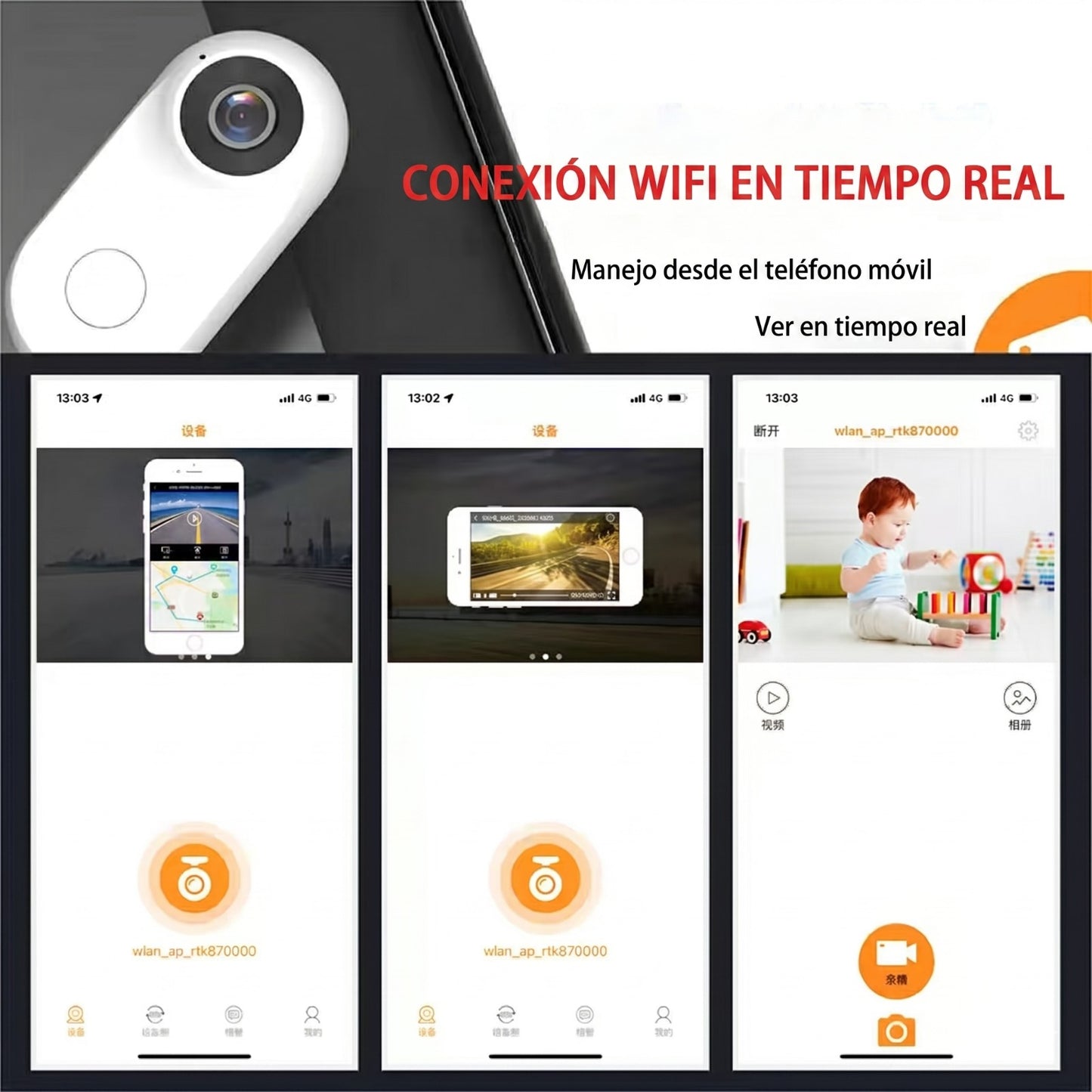 CAMARA DEPORTIVA INALÁMBRICA A100