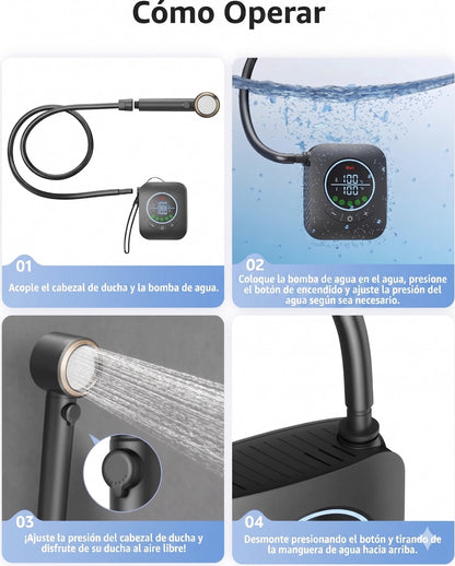 DUCHA PORTATIL PARA CAMPING JY-2643